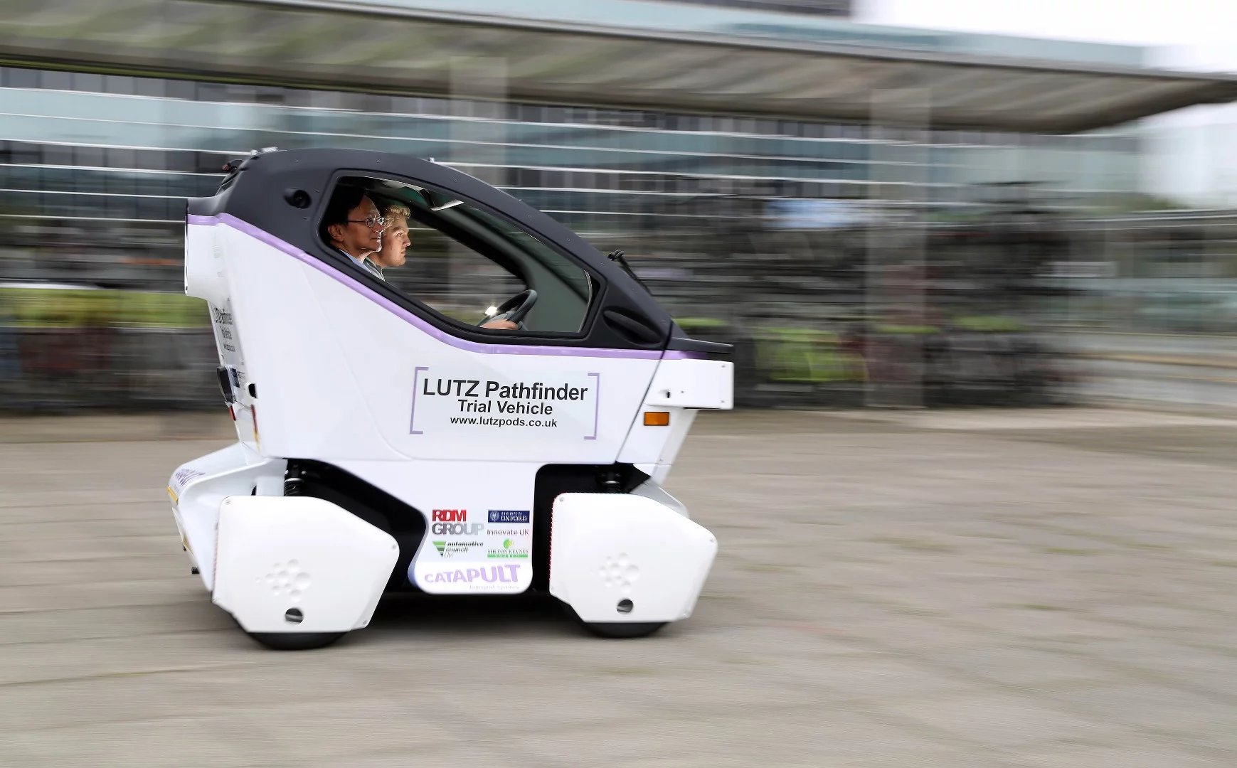 Trained operators will be seated at the controls of the Lutz Pathfinder pods for the duration of the trial, so as to take control of them if necessary