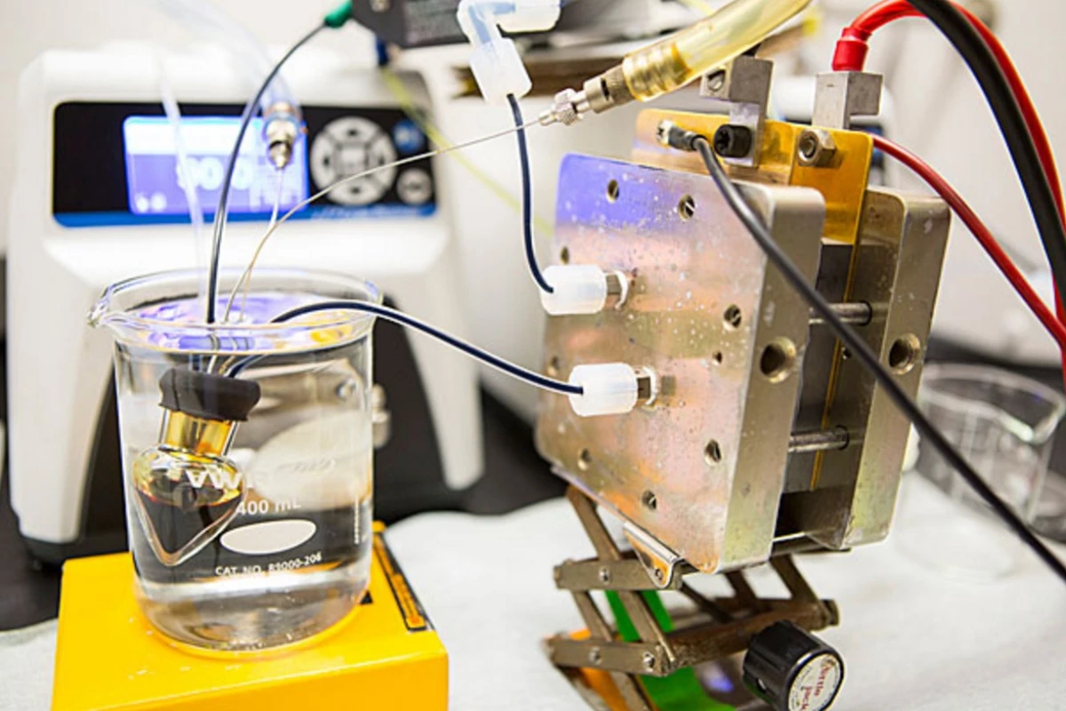 By using modified vitamin B2 molecules, researchers have created a rechargeable flow battery that could help solve large-scale electricity storage problems