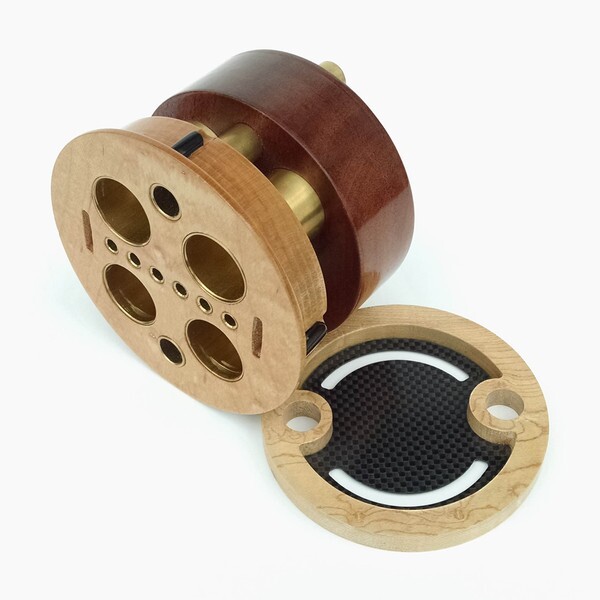 Swapping out a unit's diaphragm, or not using one at all, can alter the tone of the guitar