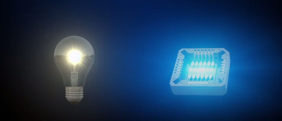 Researchers created an on-chip incandescent light source using graphene, making it the world's thinnest light-bulb