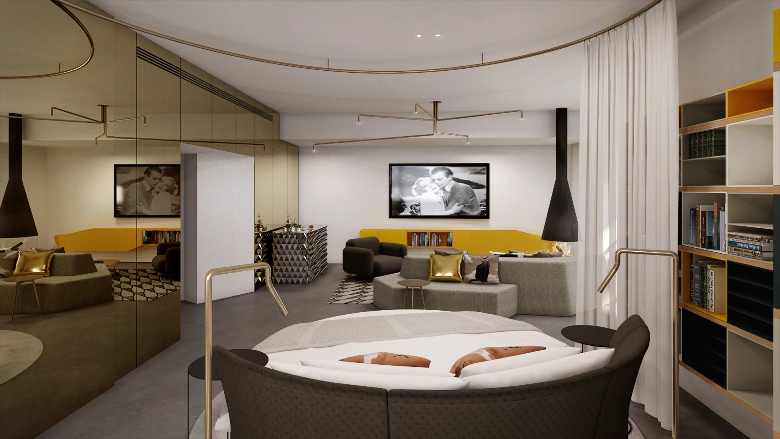 There is ample living space W Amsterdam's Wow Suites