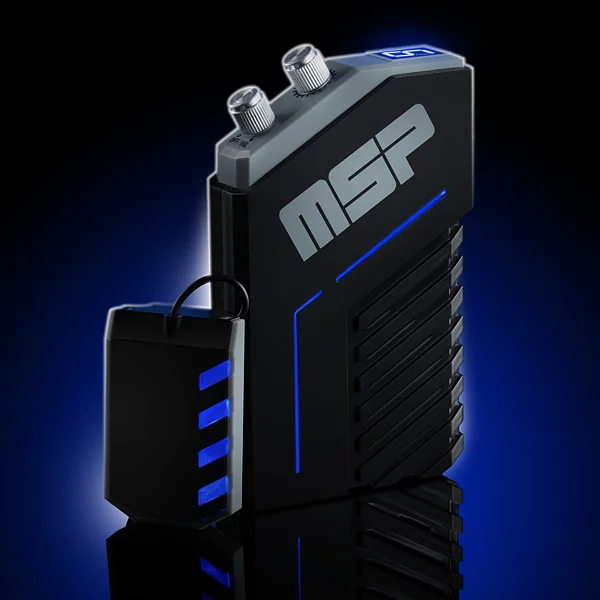 The Mega Sound Panic has LED accents