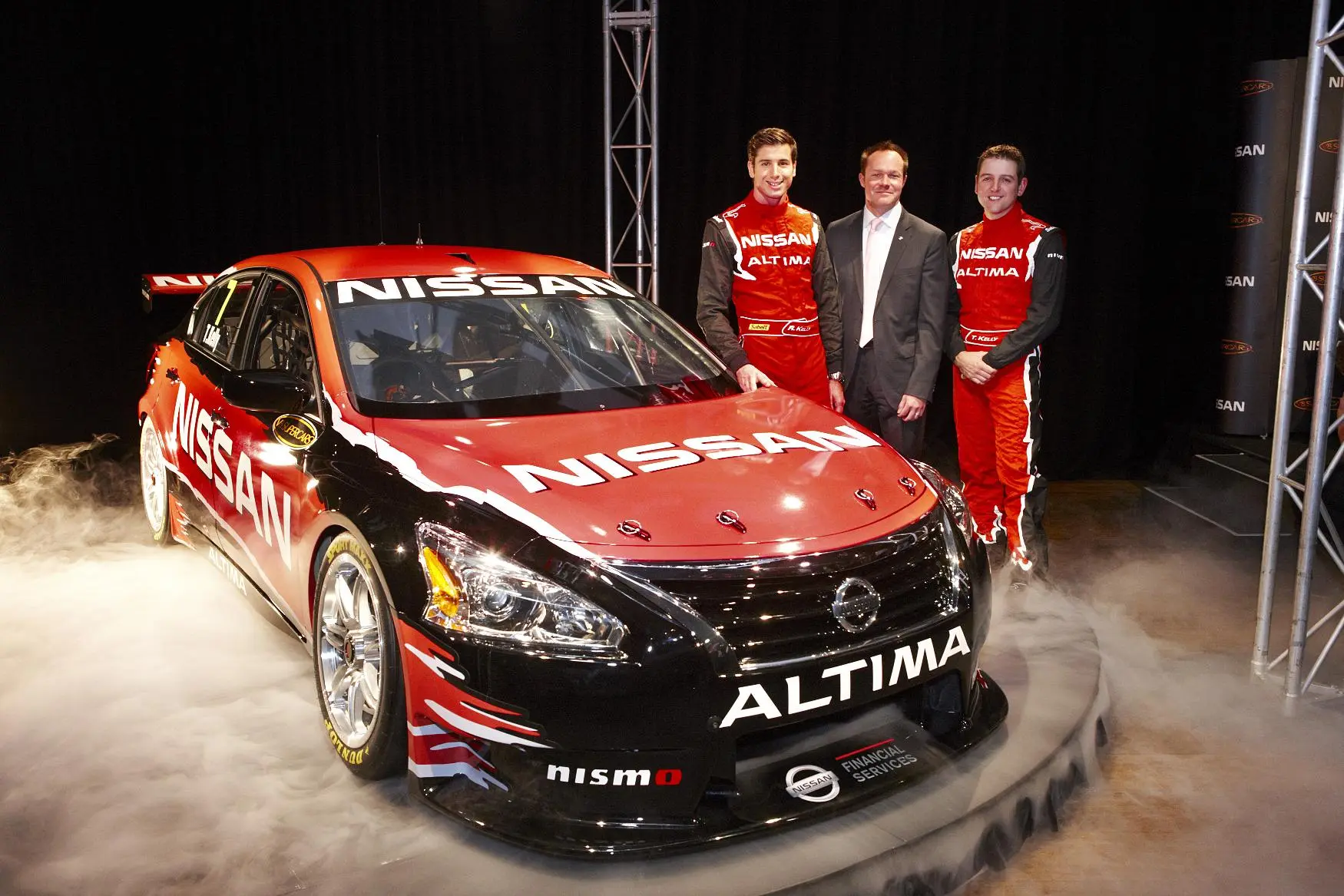 The Altima V8 represents Nissan's return to the Australian touring car race series