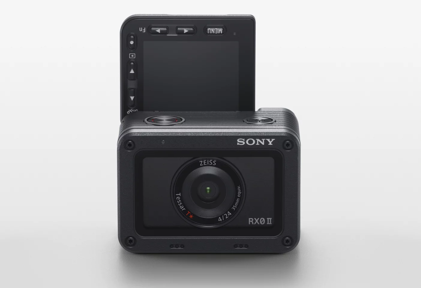 That flip-up screen makes this a competitor to compact cameras rather than action cams like the GoPro