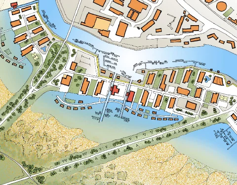 Careful site planning may allow space for water to be accommodated on site