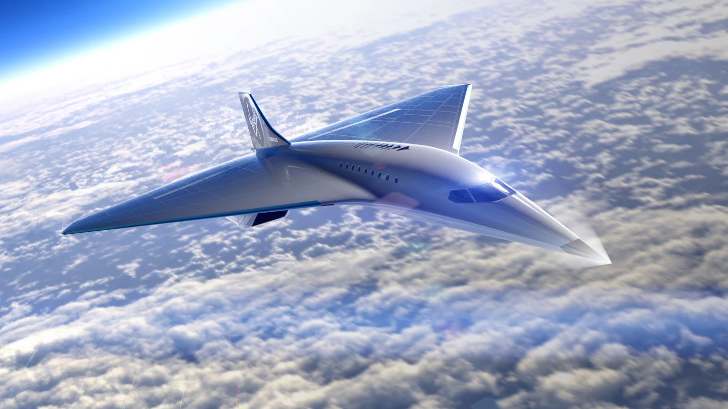 Virgin Galactic's supersonic passenger jet concept has a delta-wing design