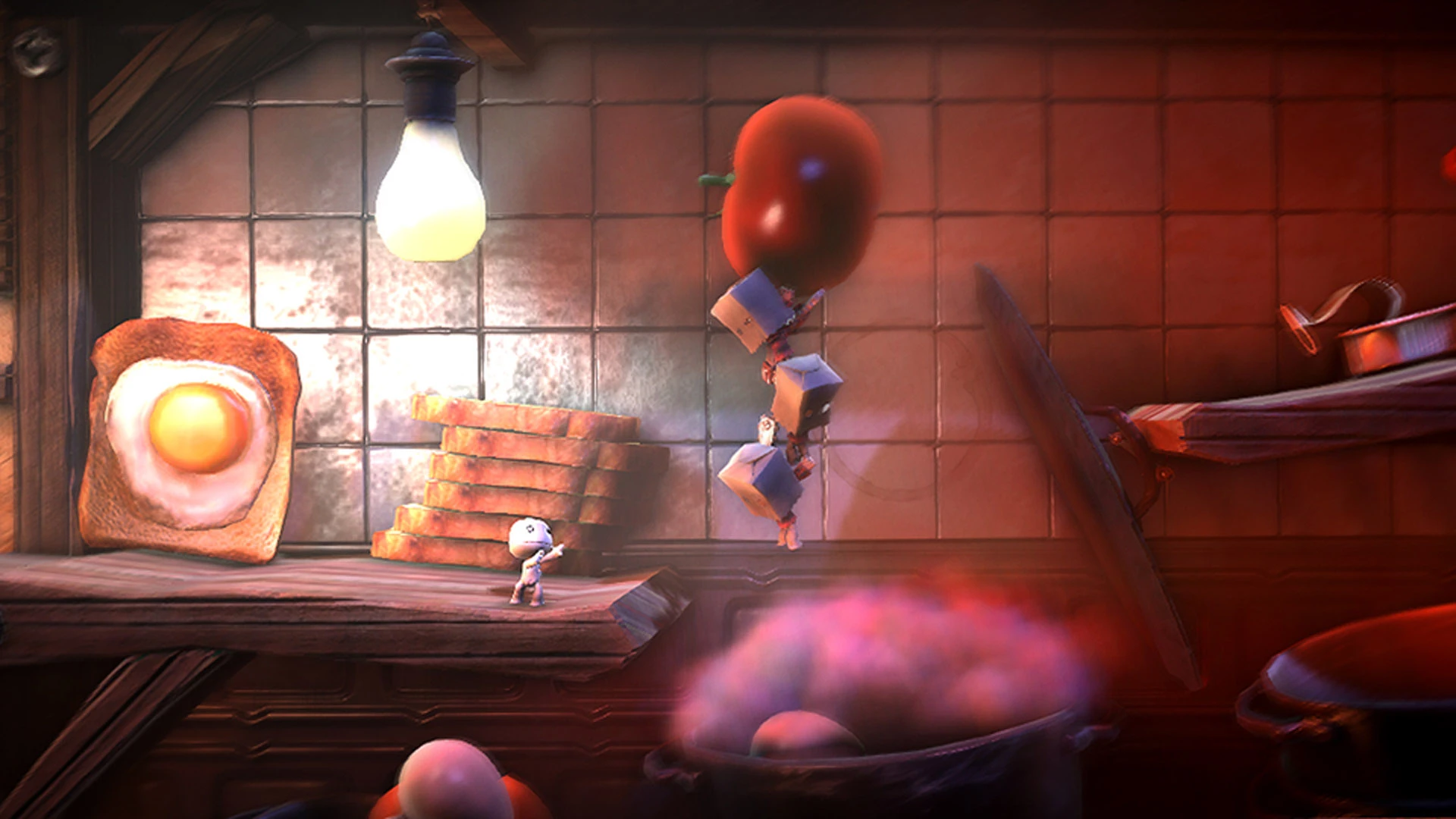 Gameplay screenshot from LittleBigPlanet on the Vita