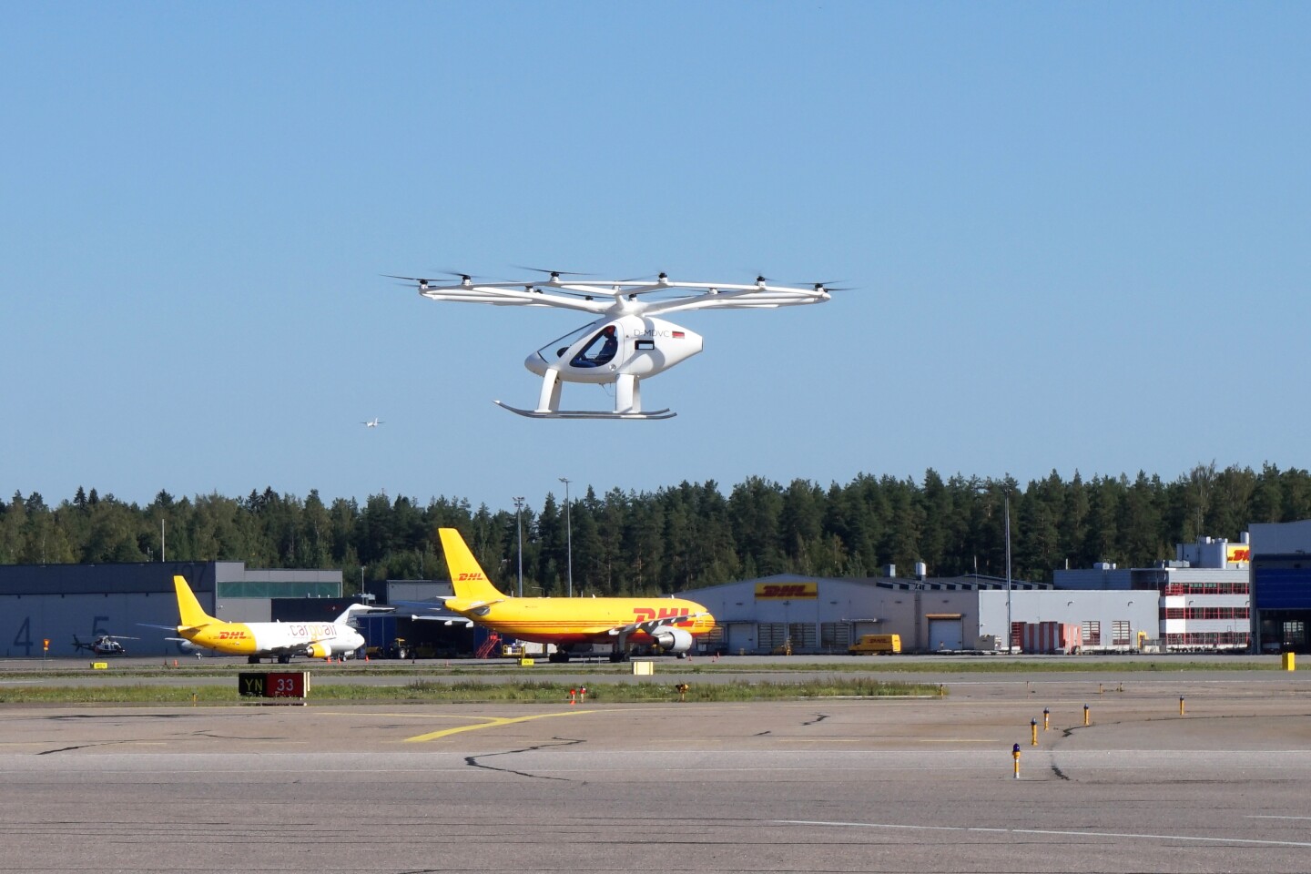 The company has another test flight for the Volocopter planned for mid-September in Stuttgart