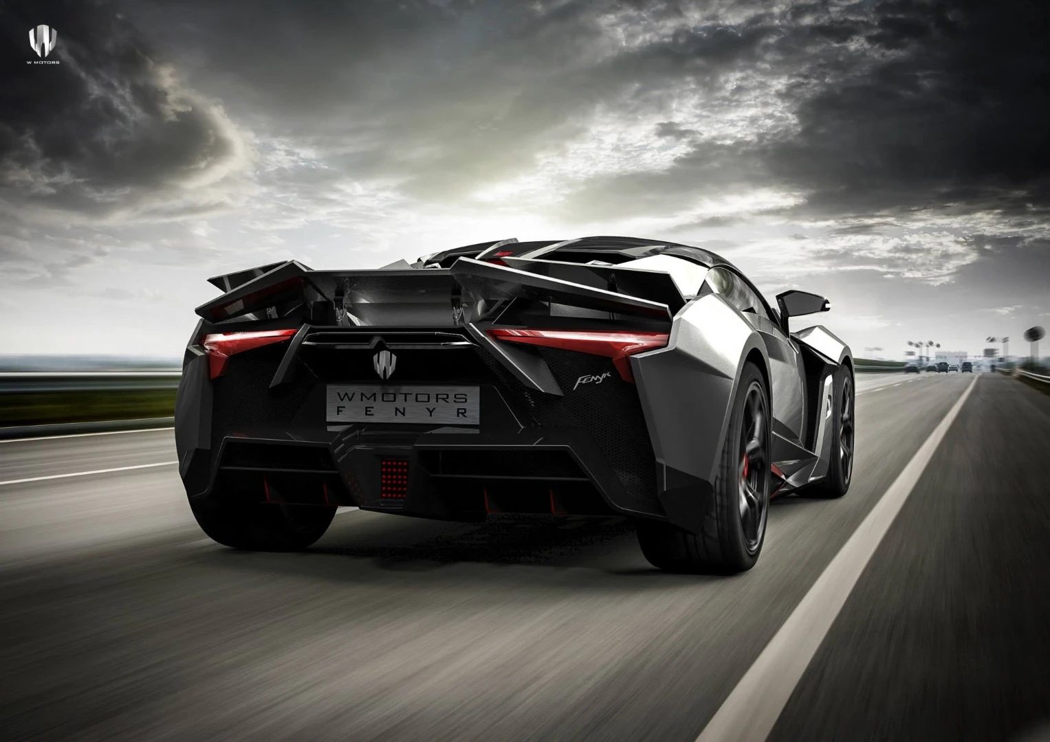 Given it can accelerate to 62 mph in 2.7 seconds and top out just under 250 mph, you shouldn't get too used to that view
