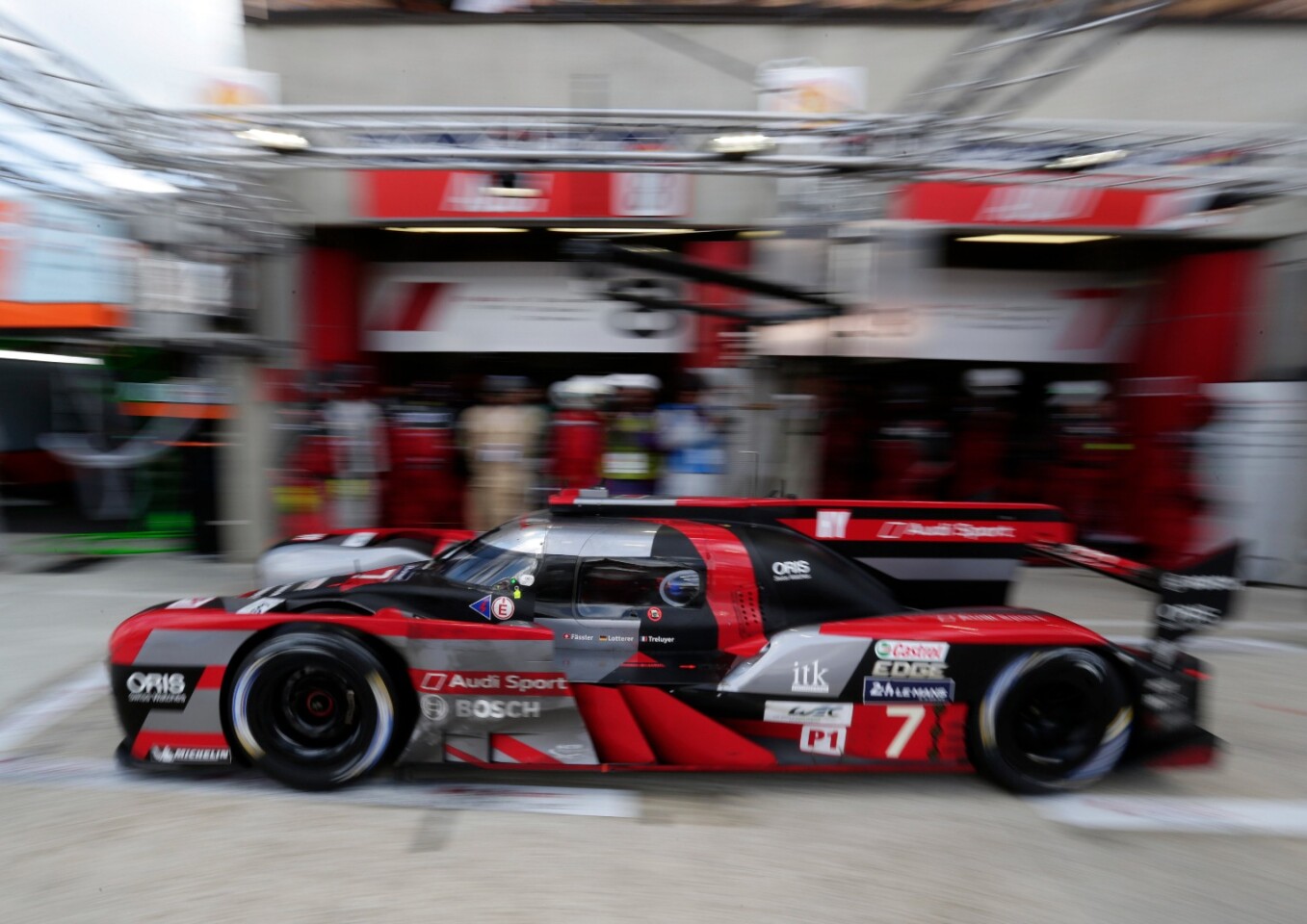 Spending time in the pits was the issue for the Audi
