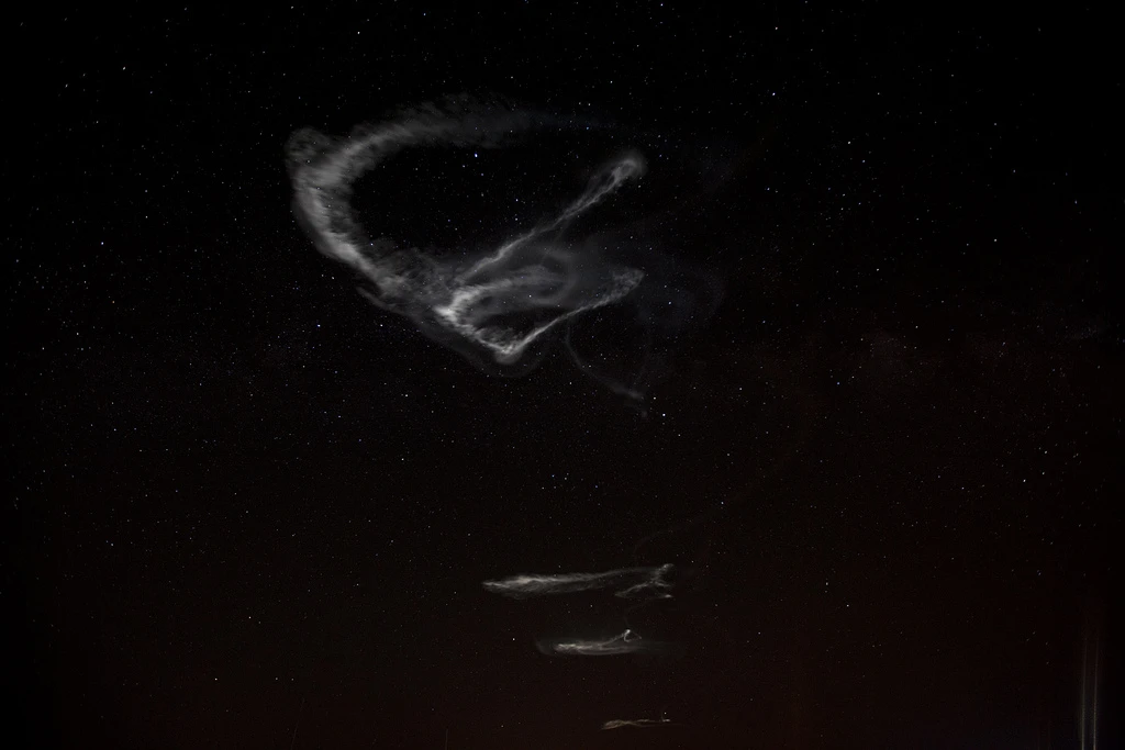 The first ATREX rocket launched at 4:58 a.m. EDT from NASA's Wallops Flight Facility in Virginia, with the remaining four rockets launching at 80-second intervals (Photo: NASA/Wallops)