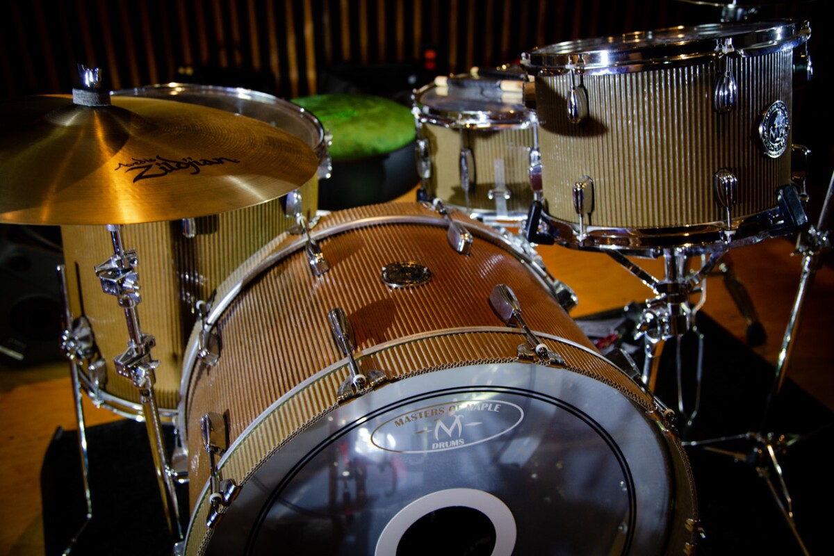 To be clear, only the drum shells are made from cardboard, not the whole shebang