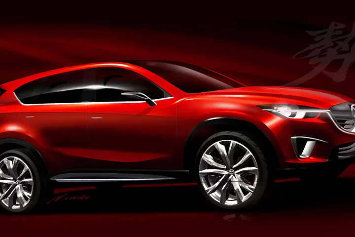 Mazda's Minagi is a compact crossover SUV concept which will be shown for the first time at the Geneva Auto Show