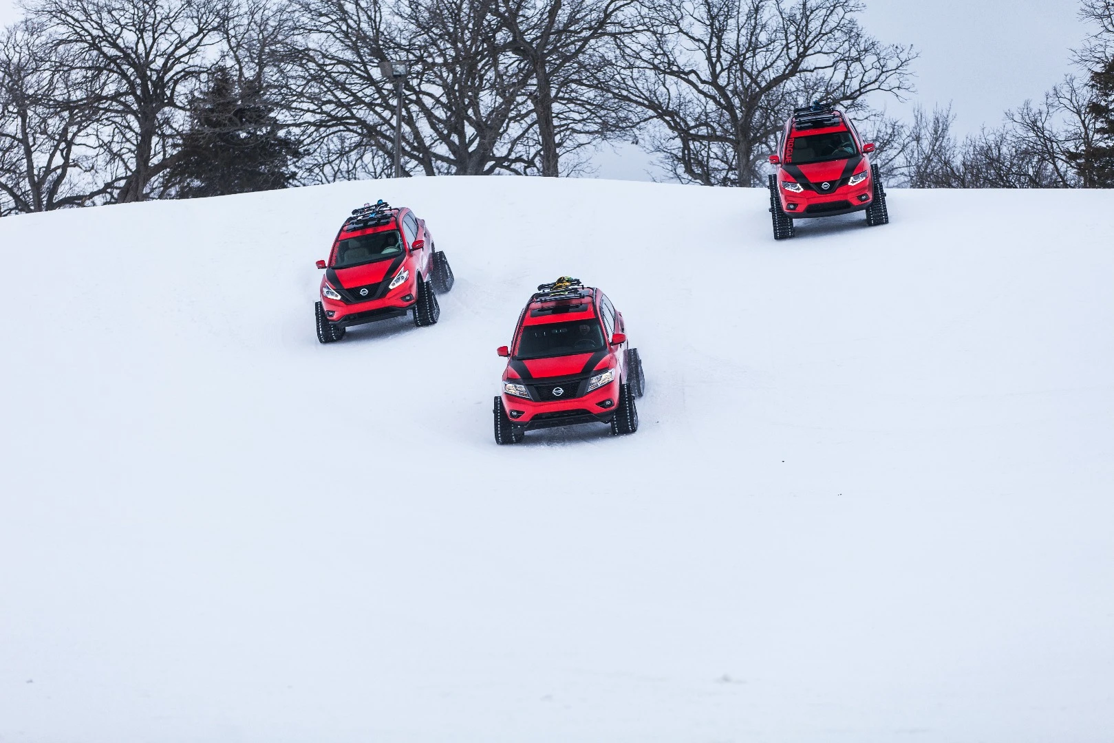 Nissan reveals a trio of Winter Warriors in time for the Chicago Auto Show