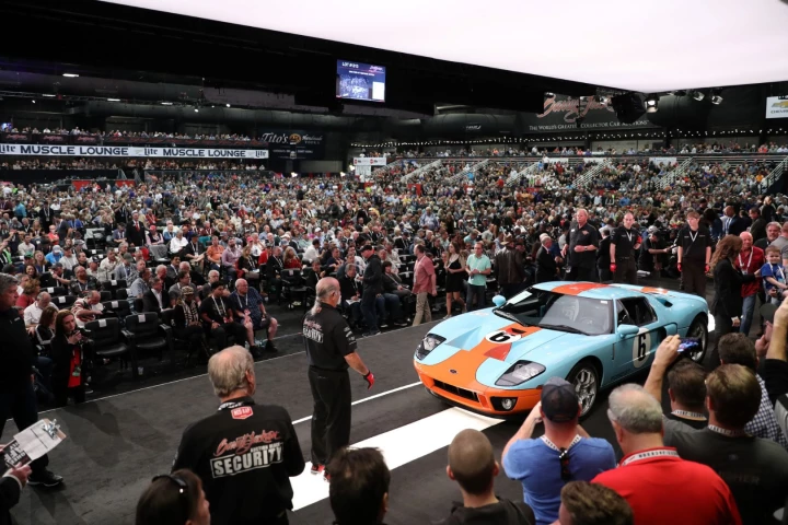 With television viewing of Barrett-Jackson offerings, the company's auctions are becoming a legitmate spectator sport, complete with massive arenas and non-stop entertainment