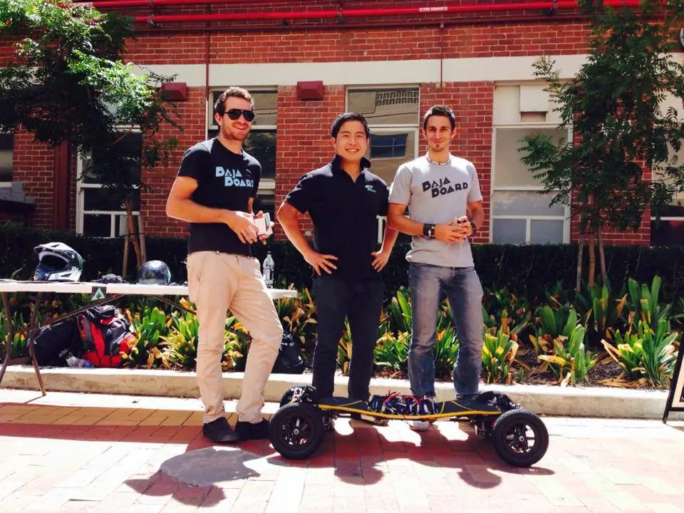 The BajaBoard founders