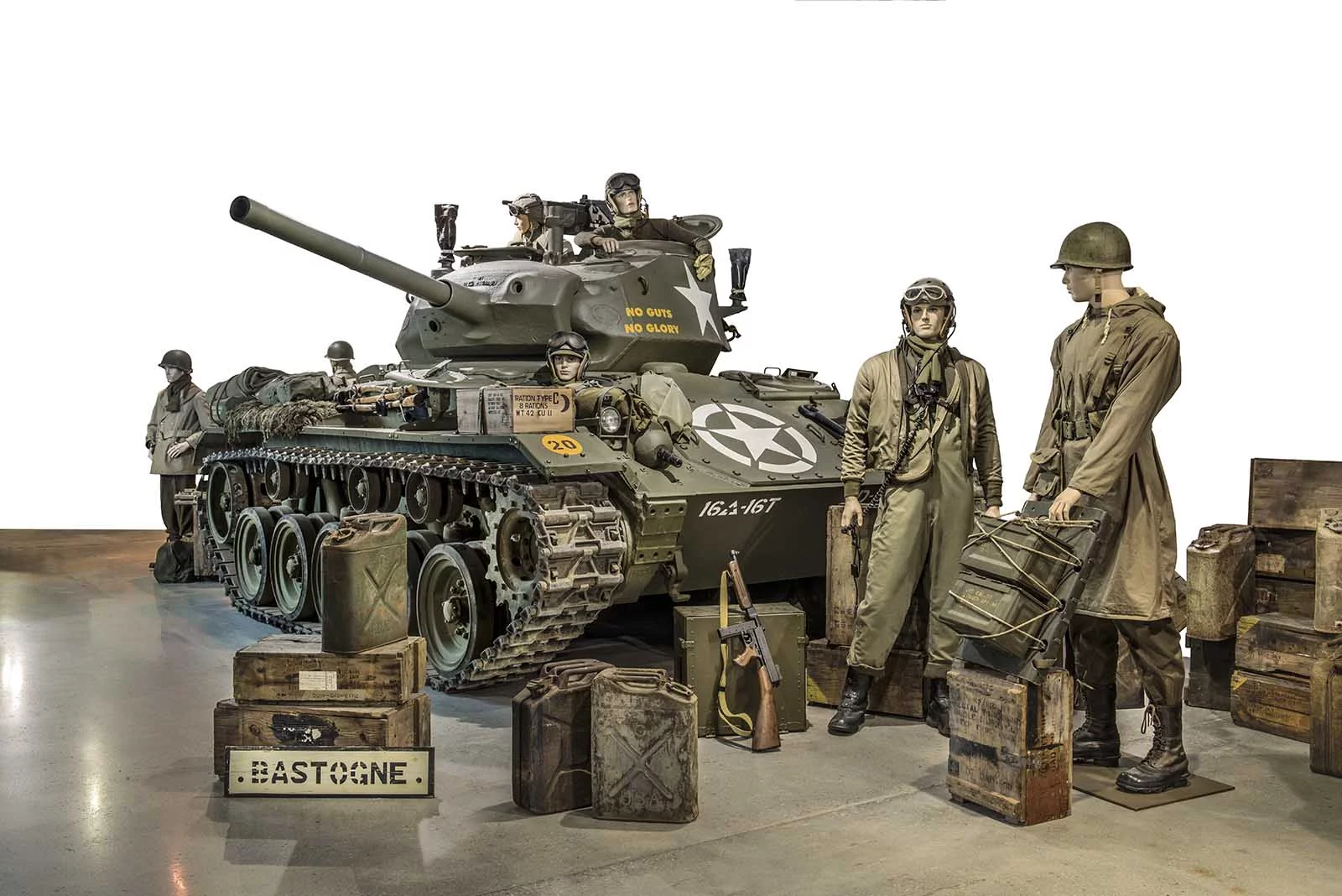 The Cadillac M24 Chaffee light tank was named after British General Adab Chaffee who contributed to the development of armored units in the US army. The 75 mm cannon is gyro stabilized and only the engine and transmission are borrowed from its predecessor M5. It sold at the D-Day sale for €285,200 (US$318,200).