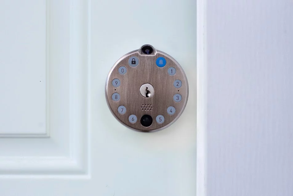 While the Gate Smart Lock does have a traditional key slot, it also has a numerical LED keypad that lets users unlock the door using a passcode