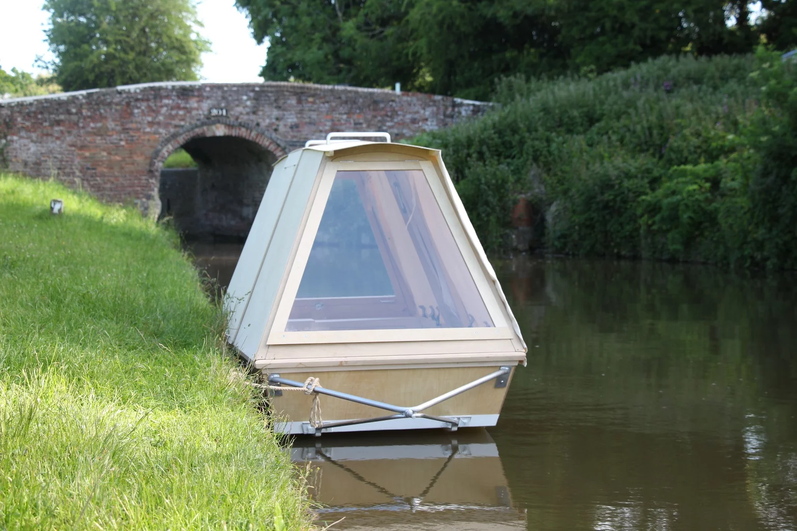 The WaterBed features lots of windows and open air, enhancing the users experience with the landscape