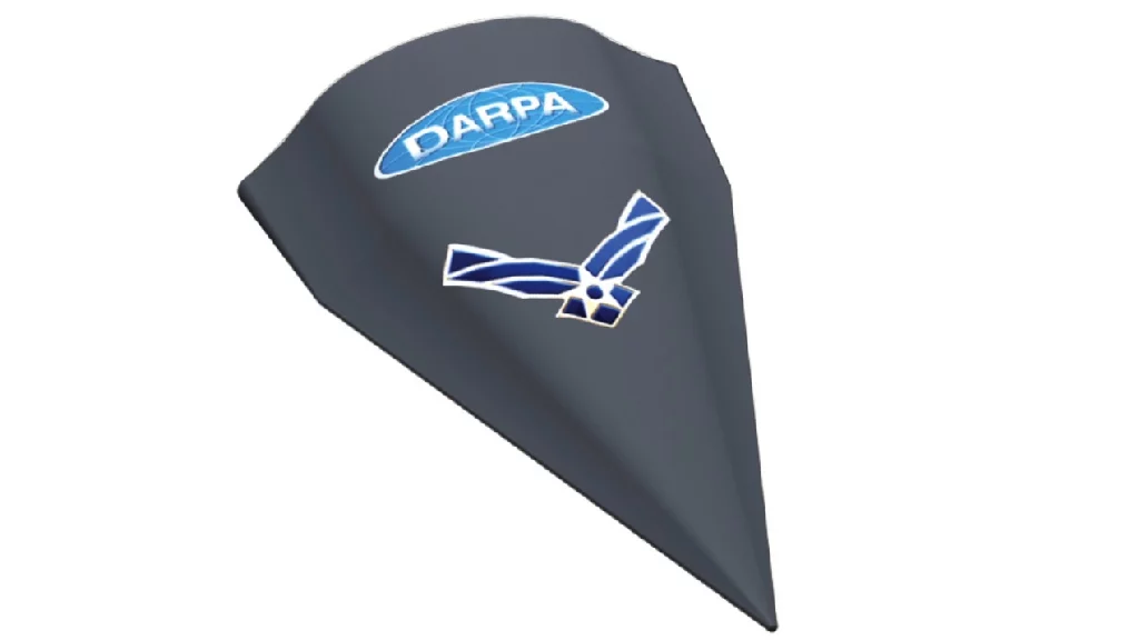 A rendition of the Falcon Hypersonic Technology Vehicle 2 (HTV-2)