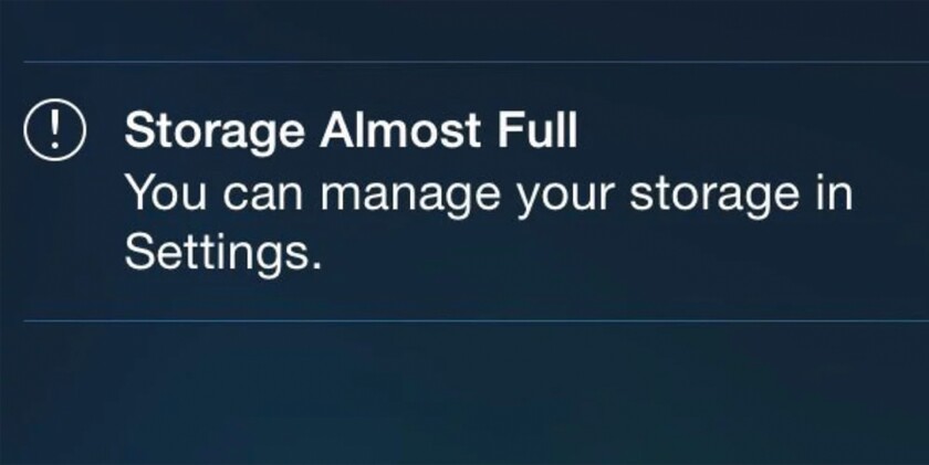 Storage headaches are common problems for Apple users