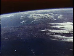 Photo taken by Astronaut John Glenn (with a Minolta Hi-Matic) during his historic Friendship 7 flight