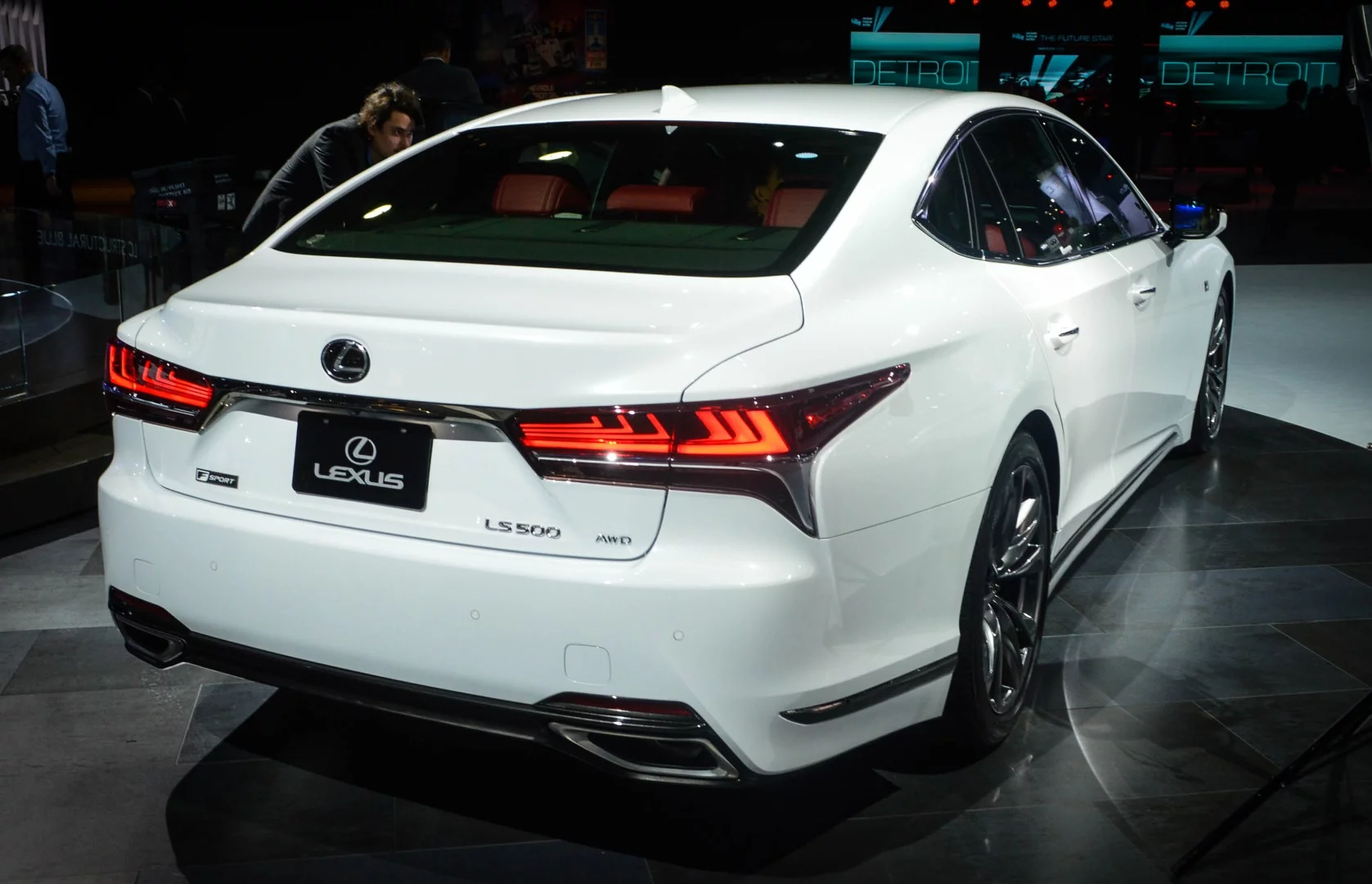 The new Lexus LS 500 starts at US$75,000 before $995 delivery