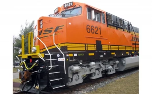 The ES44C4 ecomaginationSM locomotive