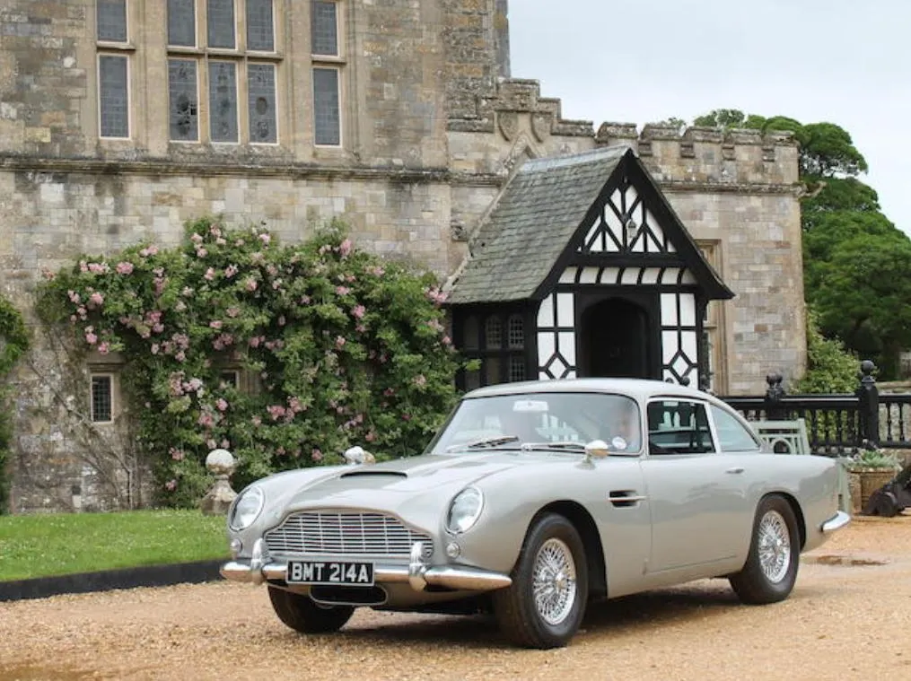The Aston Martin DB5 up for auction was featured in the Bond movie GoldenEye