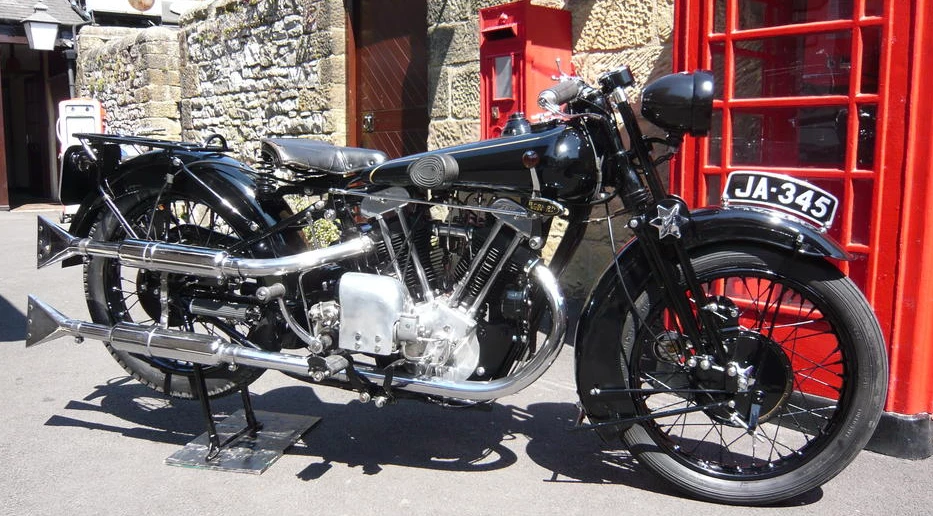 This 1929 Brough Superior Overhead 680 sold for GBP 98,300 (US$145,727) at Bonhams’ June, 2010 Oxford sale.