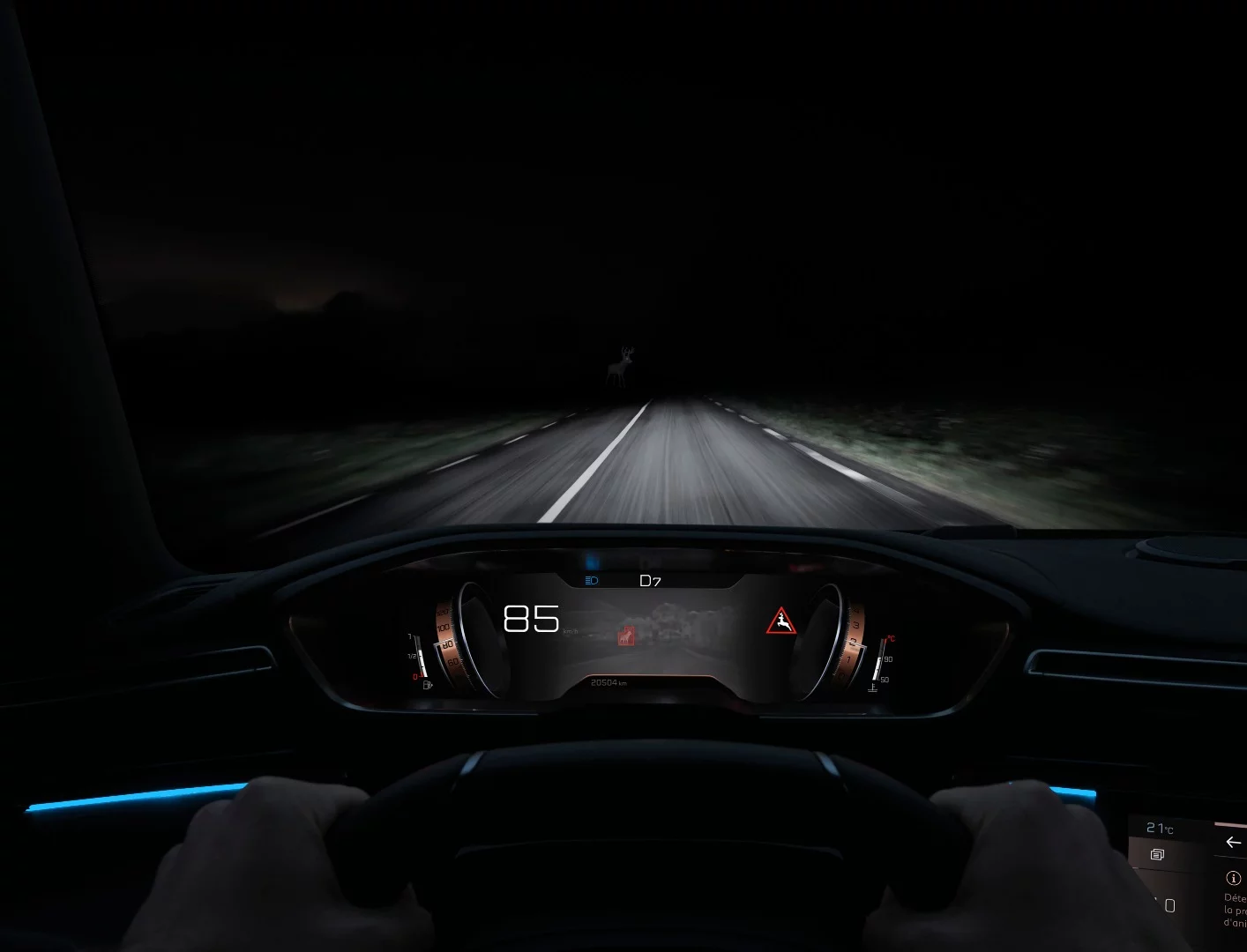 The interior of the 508 hosts Peugeot's i-Cockpit system, a cabin designed in the interests of road safety and revealed in 2016