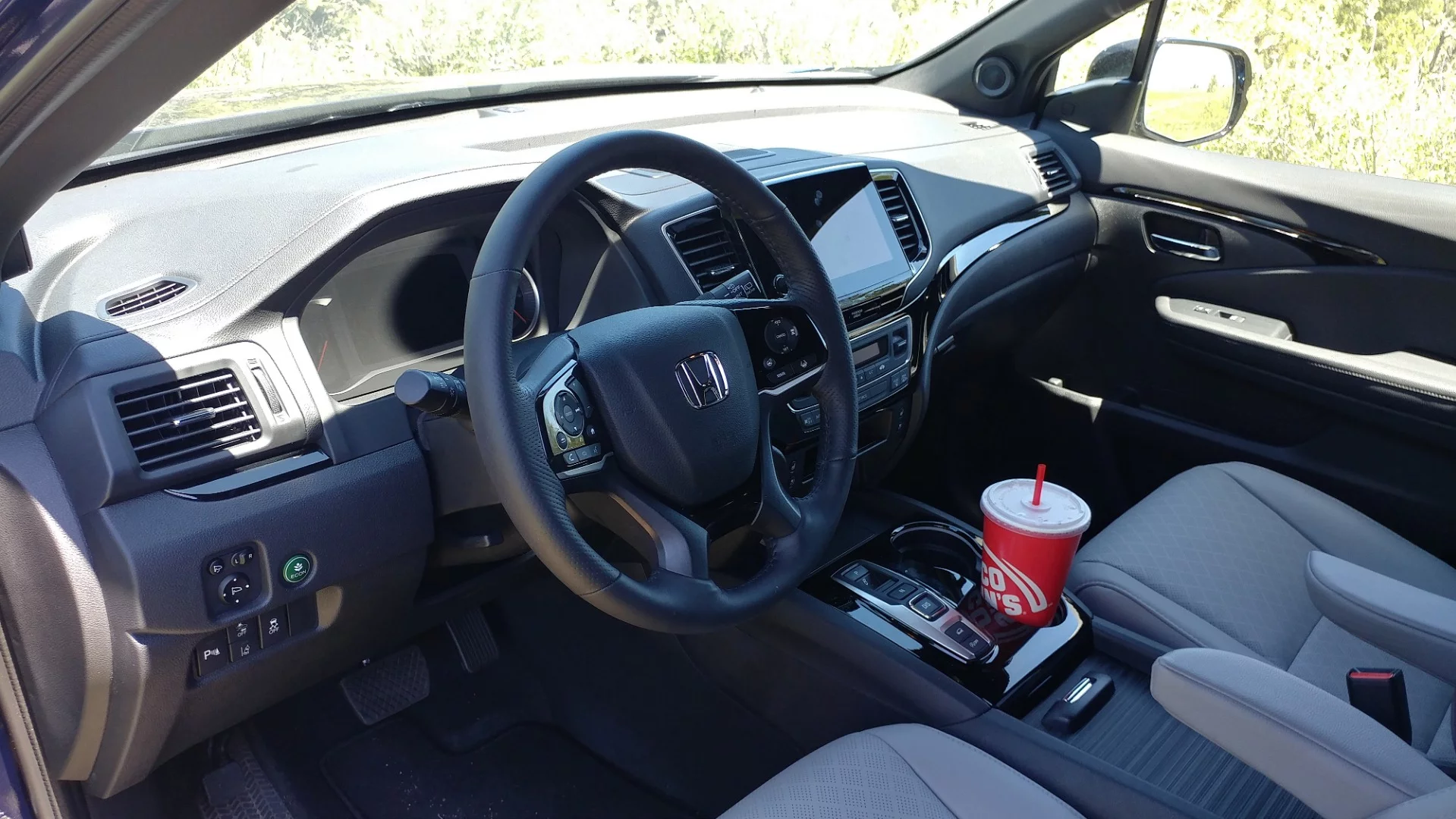 Inside, the Passport is also nicely designed. The front seating is very comfortable