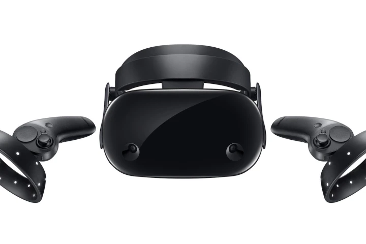 Samsung has unveiled the HMD Odyssey, its new VR headset running on the Windows Mixed Reality platform