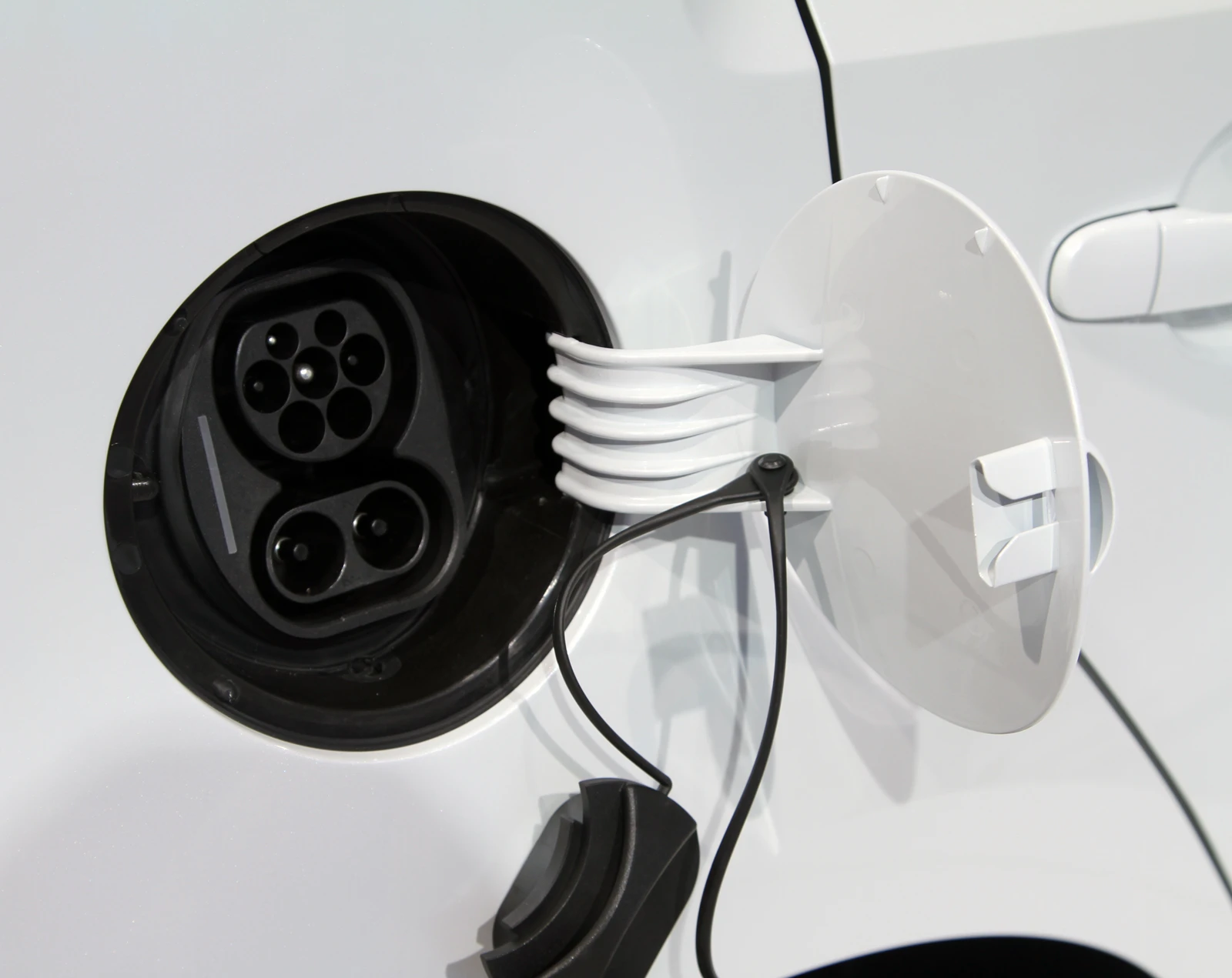 The e-up's charge ports (Photo: Gizmag)