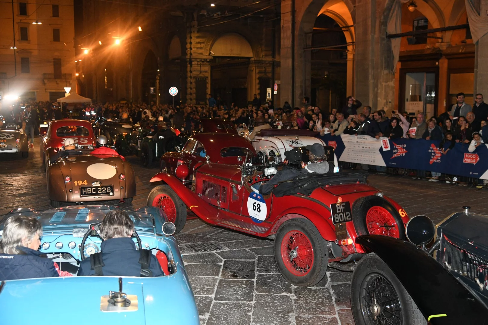 Grand old cars in the night