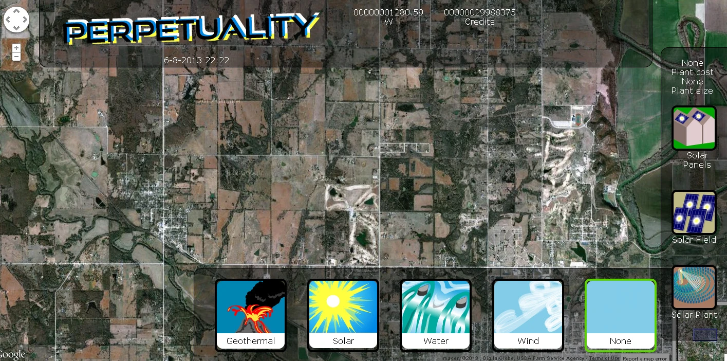 Learn the perpetual nature of alternative energies with this game enabled with NASA data