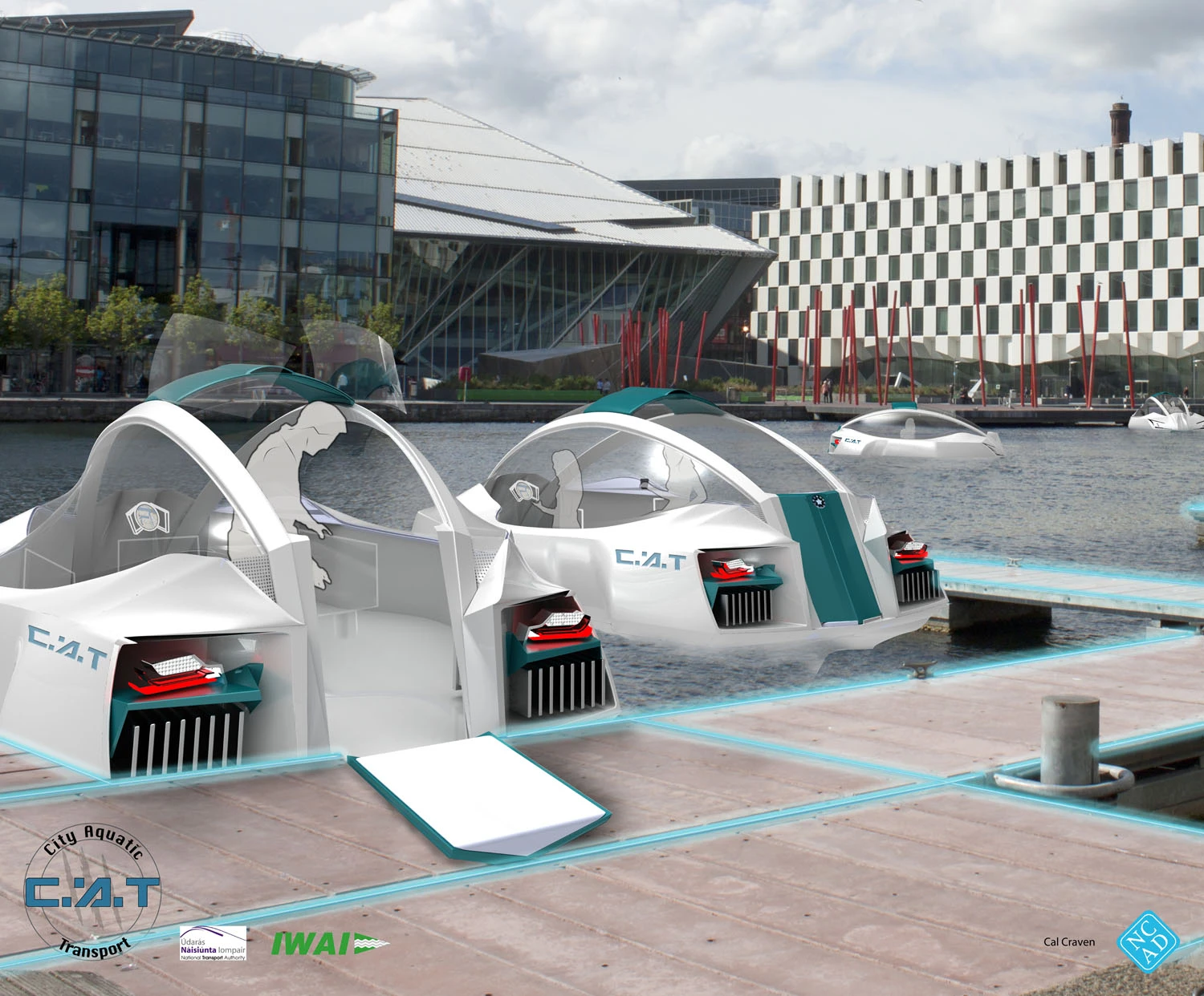 The city aquatic transport concept (Image: Curve Creative)