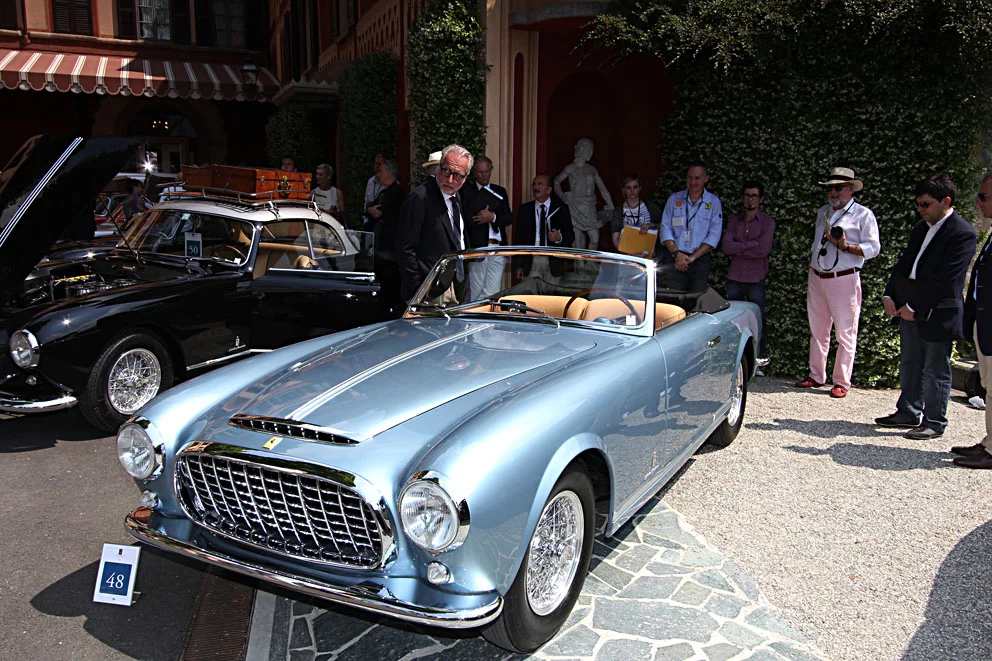 Shown here at Concorso d'Eleganza Villa d'Este 2012, this 1952 212 Inter Cabriolet was the second Ferrari car by Pininfarina