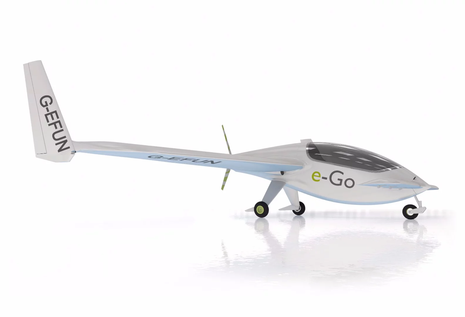 e-Go handed over its first plane in front of 70 people