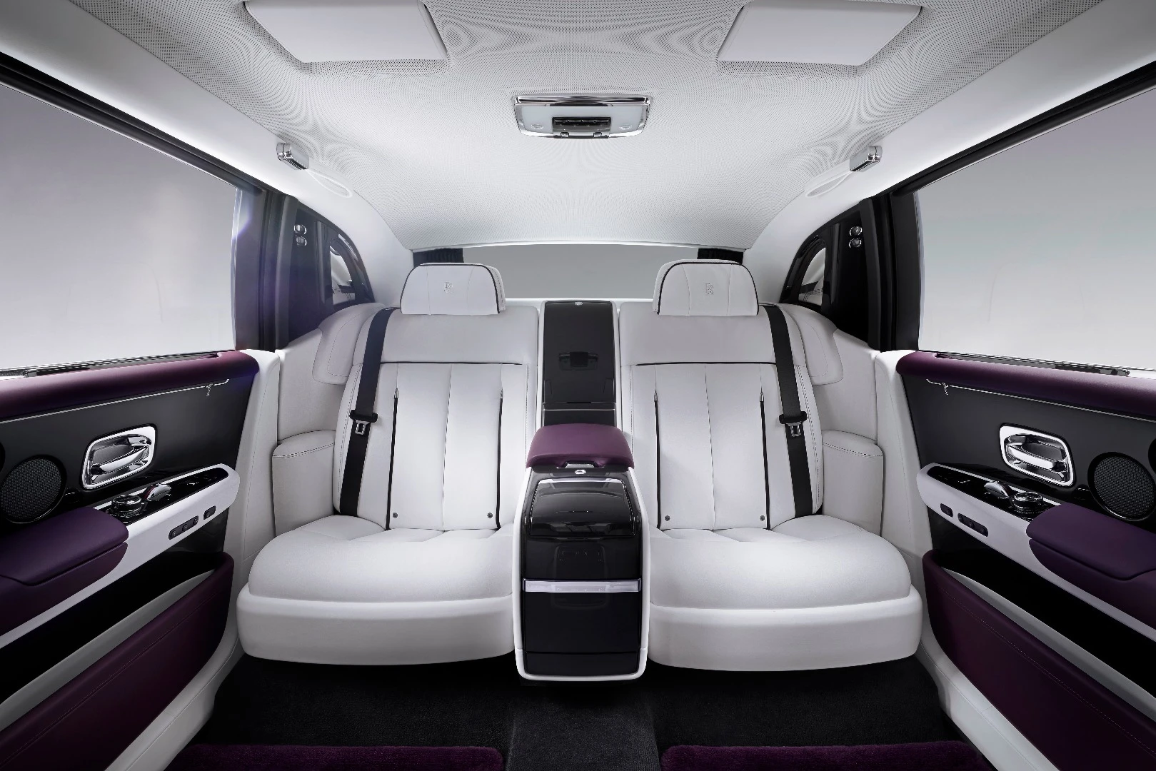 The rear seats are the place to be in the Rolls-Royce Phantom