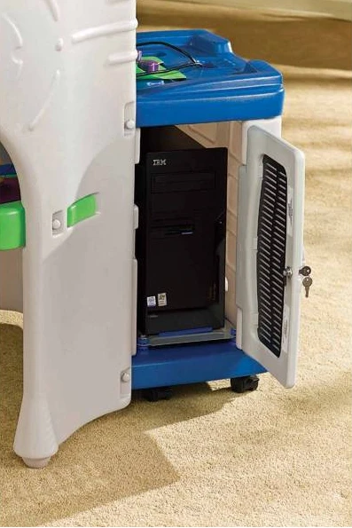 Safety first ... the lockable cabinet