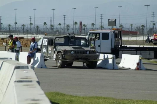 Autonomous Vehicle Systems' Hummer did not qualify for the main event