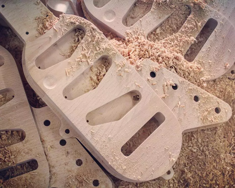 The Revolution core modules are made from maple