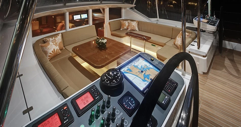 S/Y Antares III bridge