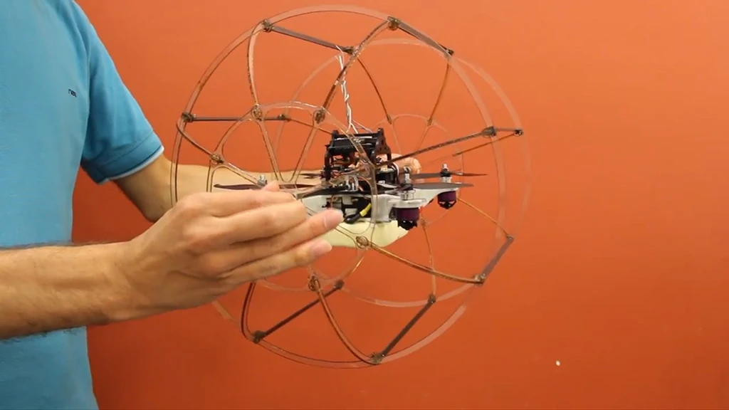 The HyTAQ's quadrotor is fitted with an onboard camera