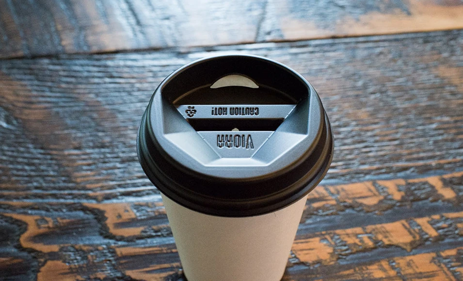 Viora Lid is designed to help the taste and aroma of coffee augment the drinking experience