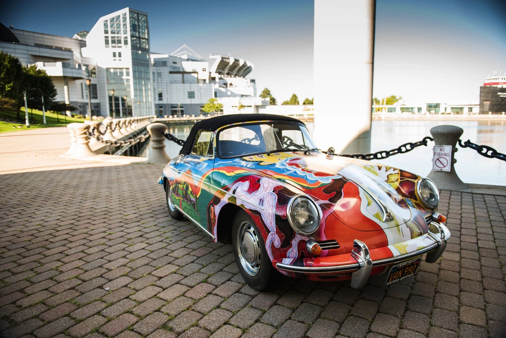 RM-Sotheby's has yet to put an estimate on Janis Joplin’s 1964 Porsche 356 C 1600 SC Cabriolet, and may not do so as it could quite possibly go the same way as the Lennon Roller which Sotheby's sold for ten times it's estimate in 1985. This car is a landmark piece of cultural memorabilia, as original and distinctive as it's owner.
