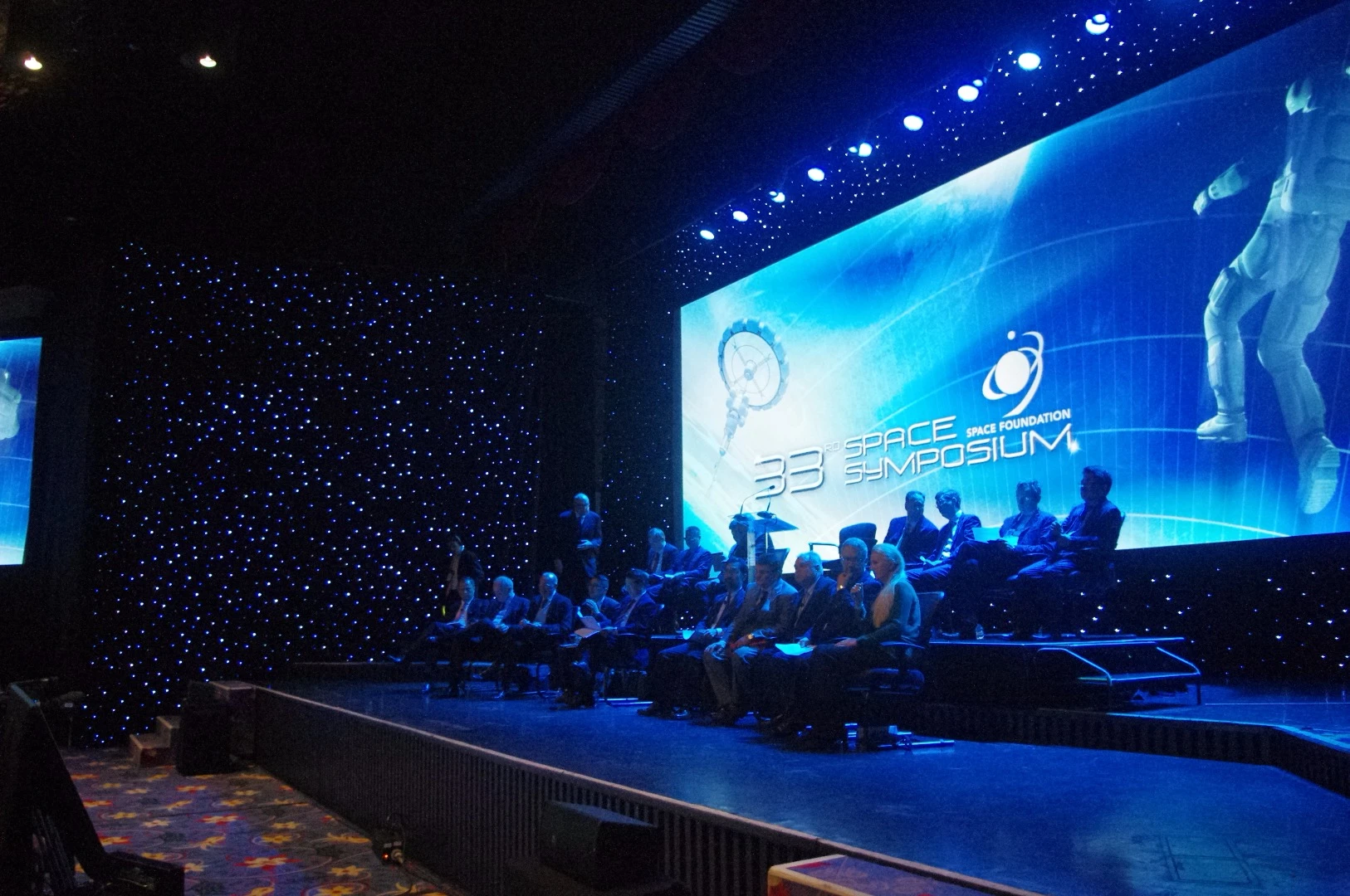 One of the larger panels at the Symposium featured a group of space leaders from around the world including Dr. Johann-Dietrich Wörner, the director general of the European Space Agency (ESA); Robert M. Lightfoot, Jr., the acting administrator of NASA; Yulong Tian, the secretary general of the China National Space Administration (CNSA); and Igor Komarov Director General of Russia's ROSCOSMOS State Space Corporation. Also included were representatives of the space programs from Japan, Korea, Mexico, Romania, Vietnam, Germany, Canada and more.