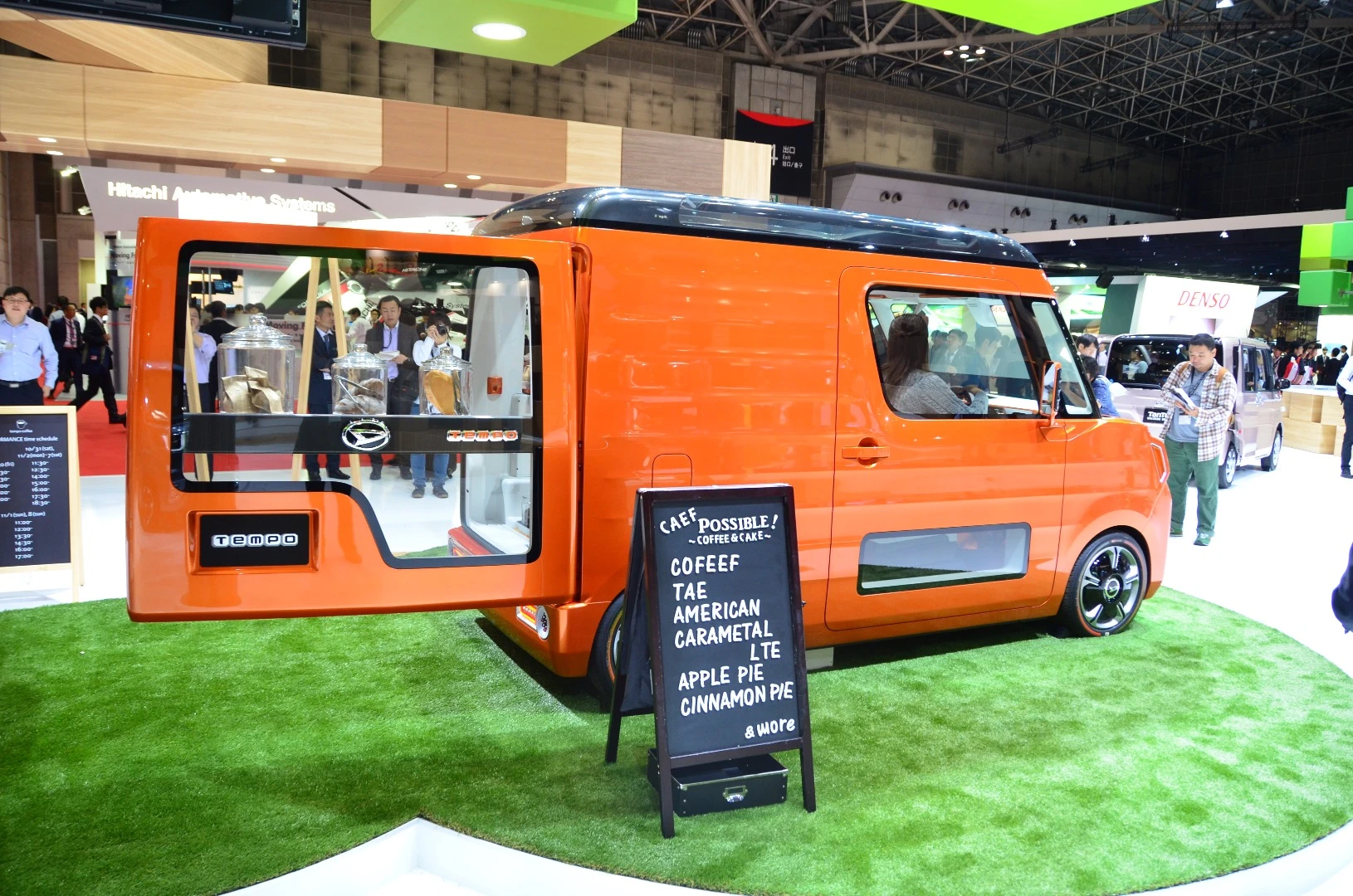 We're not sure what that transparent driver door panel is for, but it looks interesting