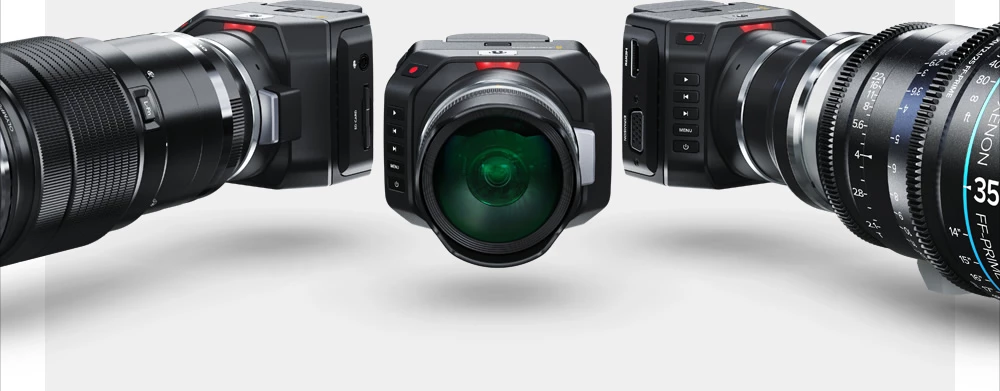 Blackmagic Micro Cinema Camera - micro 4/3rds lens mount opens up a massive range of lens options